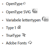 fonts