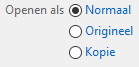 Open als
